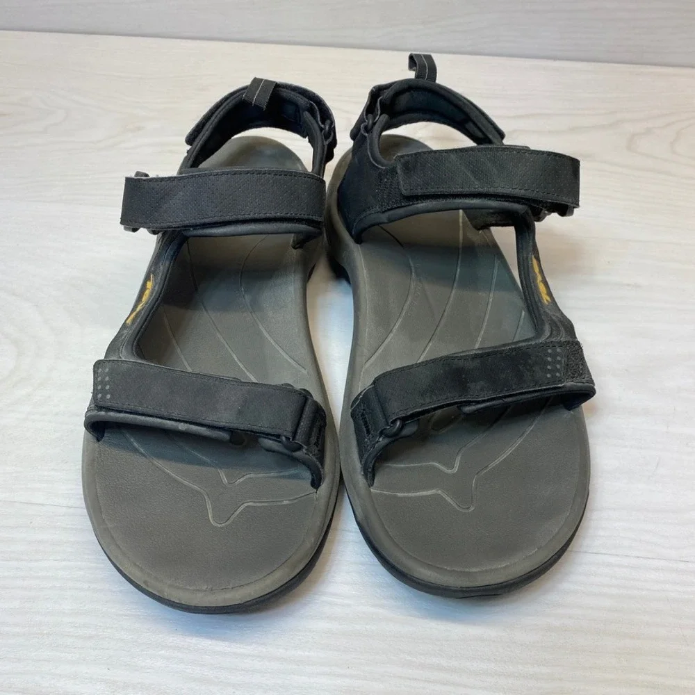 Teva Mens 11 Tanza Sandals Sport Hiking Black Grey 1006912 Outdoor Walking
